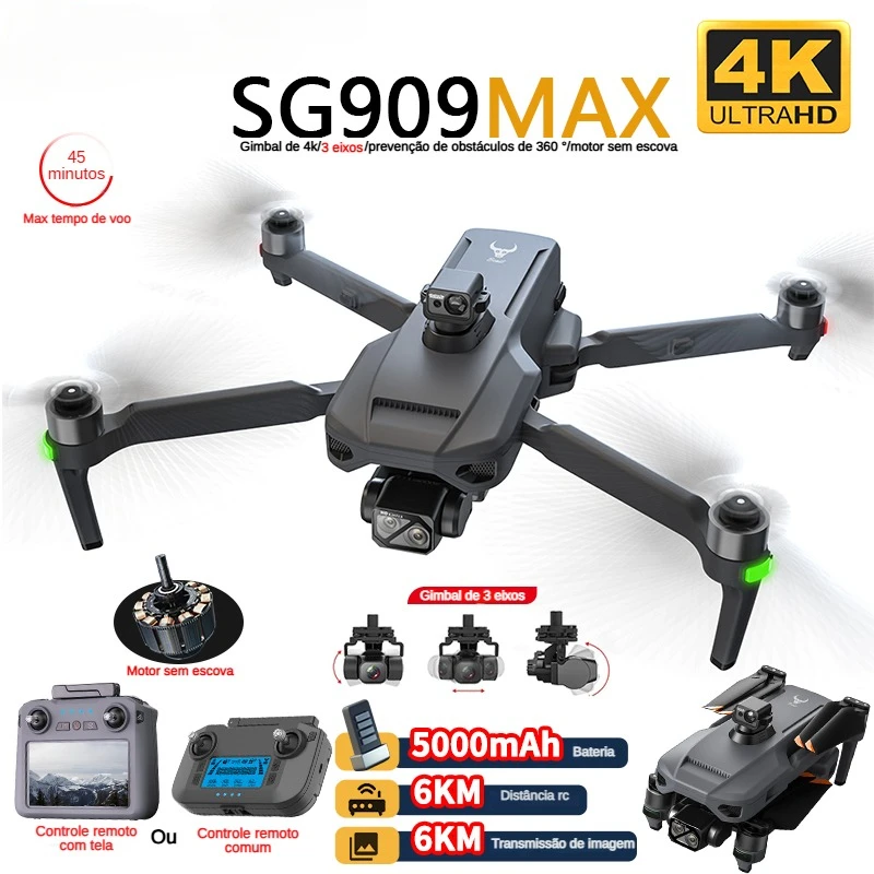 Drone Camera Professional - ZLL SG909 SG909MAX 4K Kameralı Profesyonel